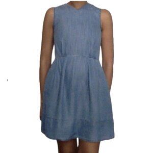 Gap Blue Denim Mini Dress